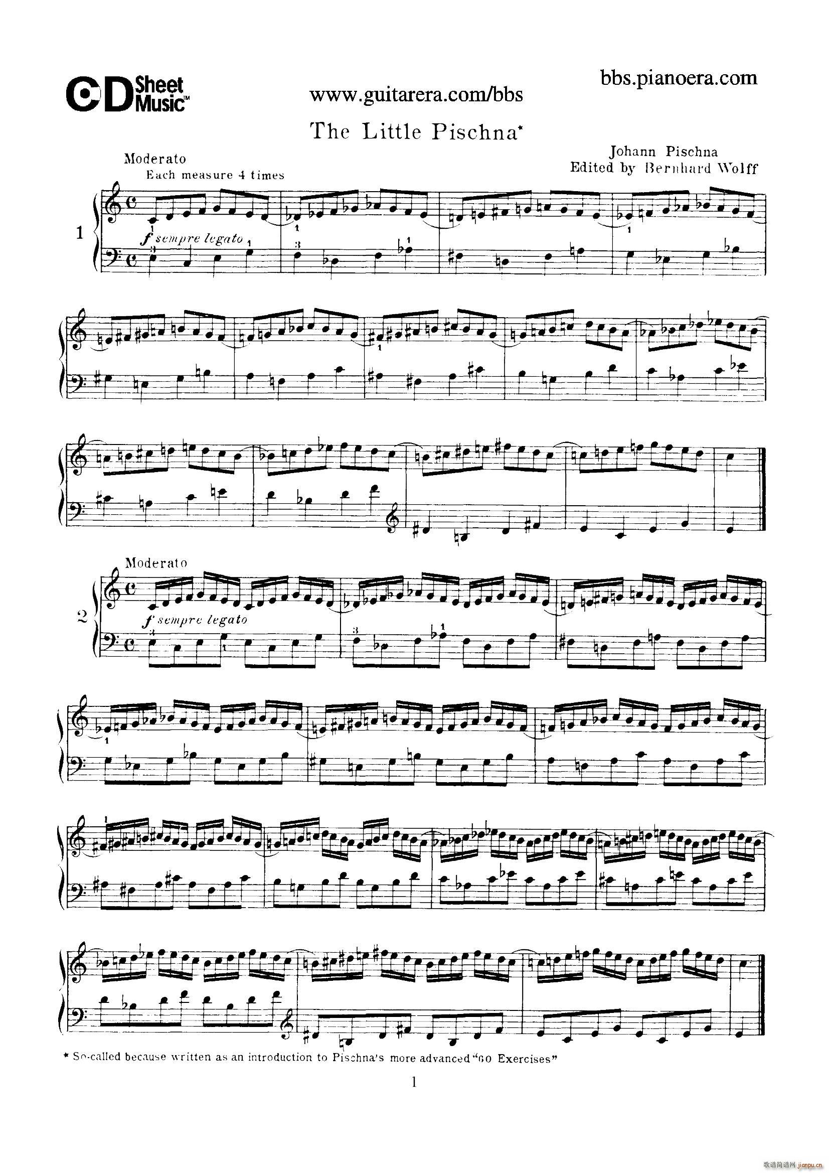 48 Practice Pieces 四十八首钢琴练习曲(钢琴谱)1
