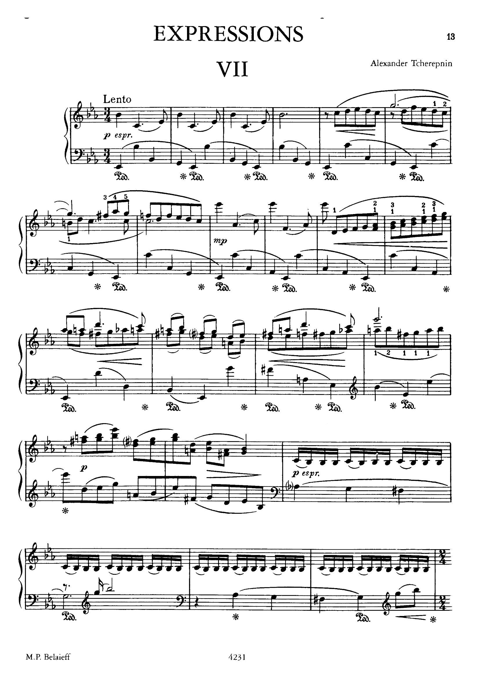Expressions 表现力 7(钢琴谱)1