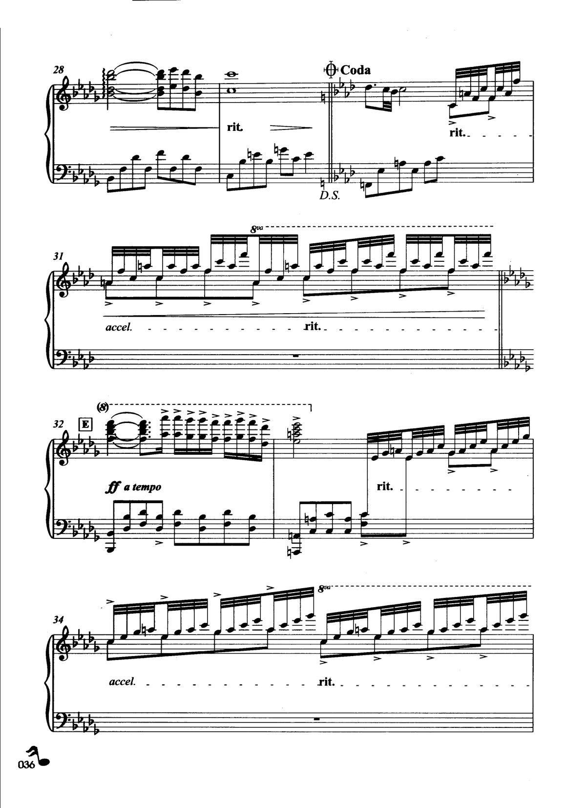 秋日私语 克莱德曼钢琴名曲最新精选(钢琴谱)3