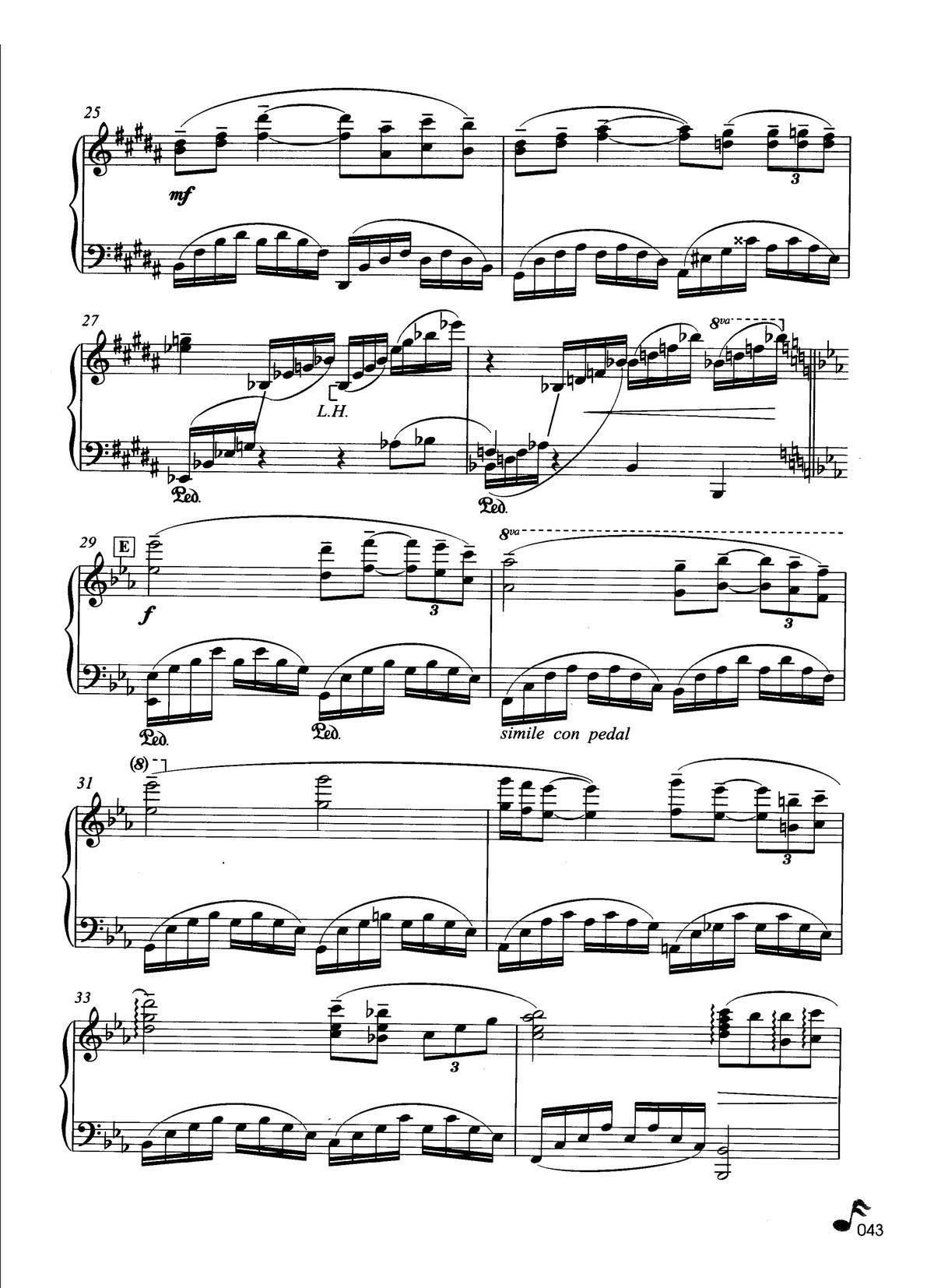 情烟把眼迷 克莱德曼钢琴名曲最新精选(钢琴谱)3