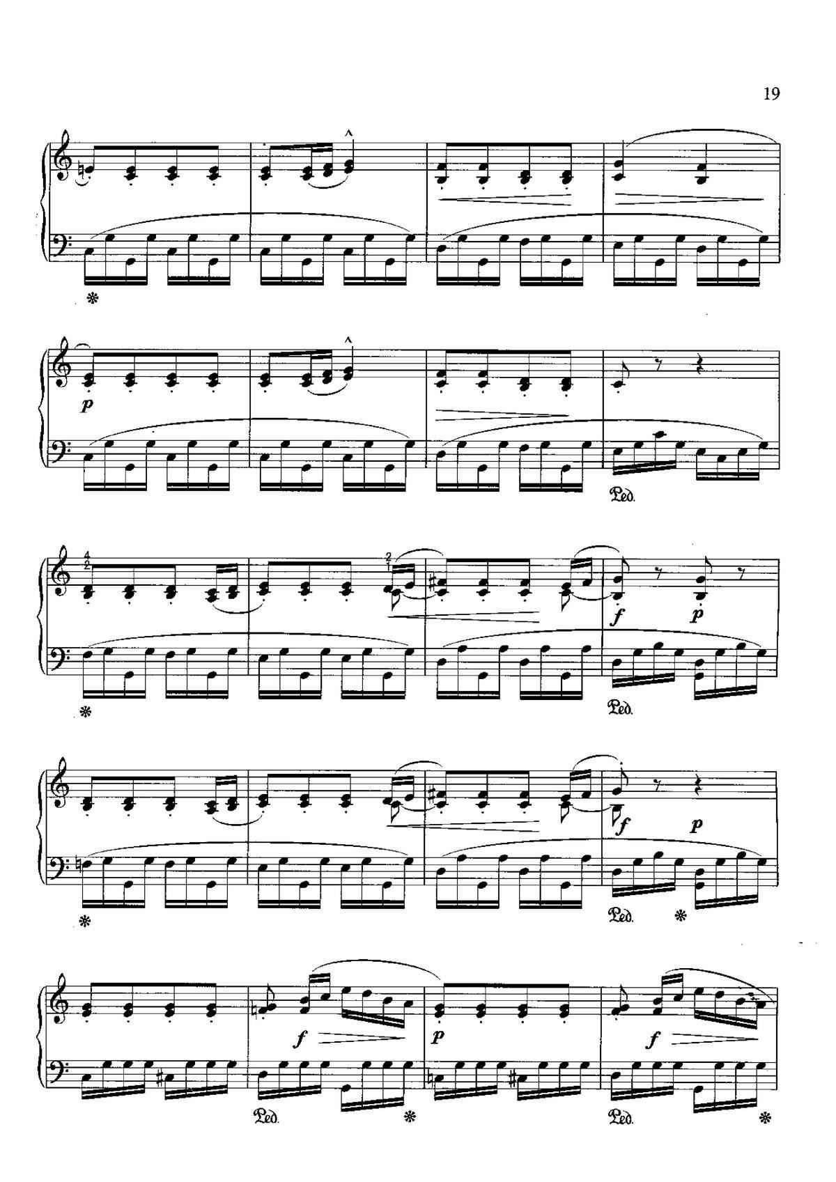 磨坊 不可不弹的世界钢琴名曲100首(钢琴谱)3