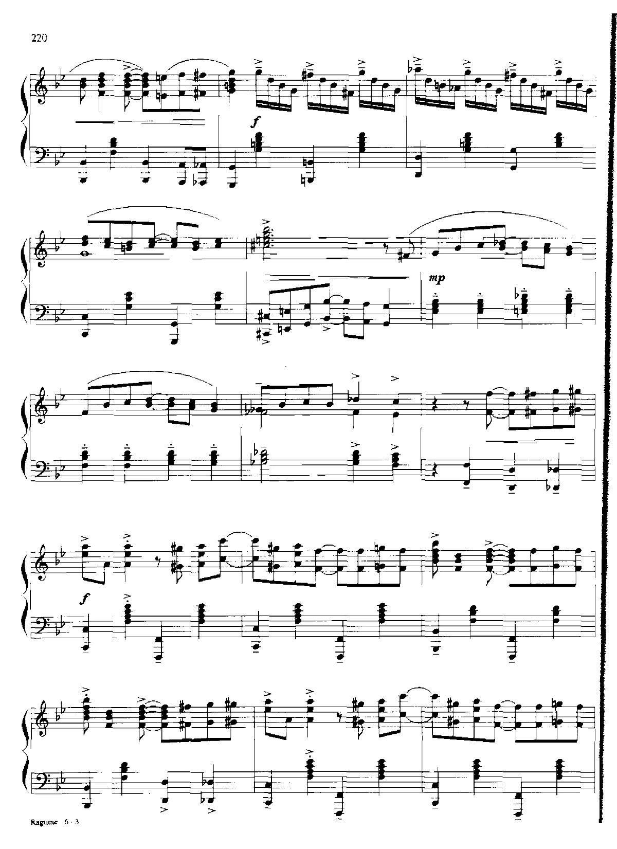 RAGTIME Dan Coates 流行情调 集(钢琴谱)3