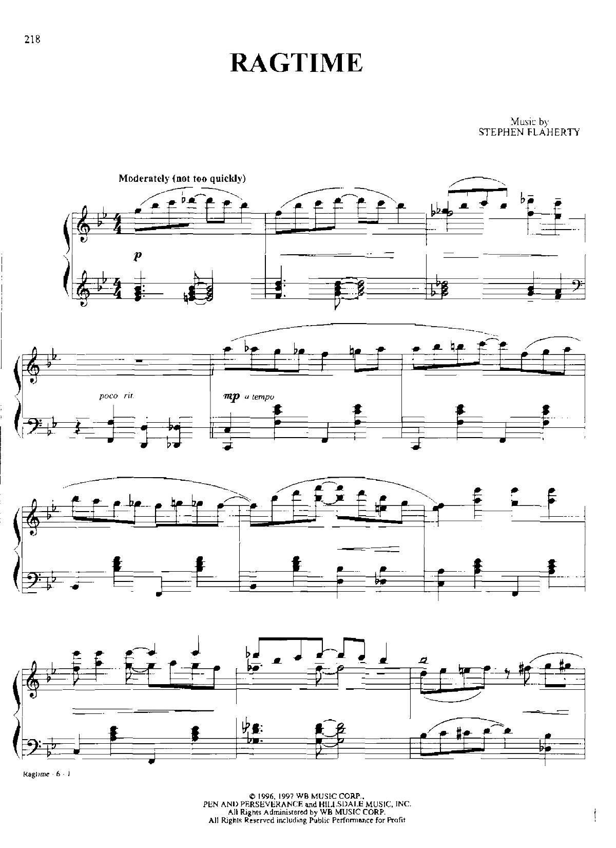 RAGTIME Dan Coates 流行情调 集(钢琴谱)1