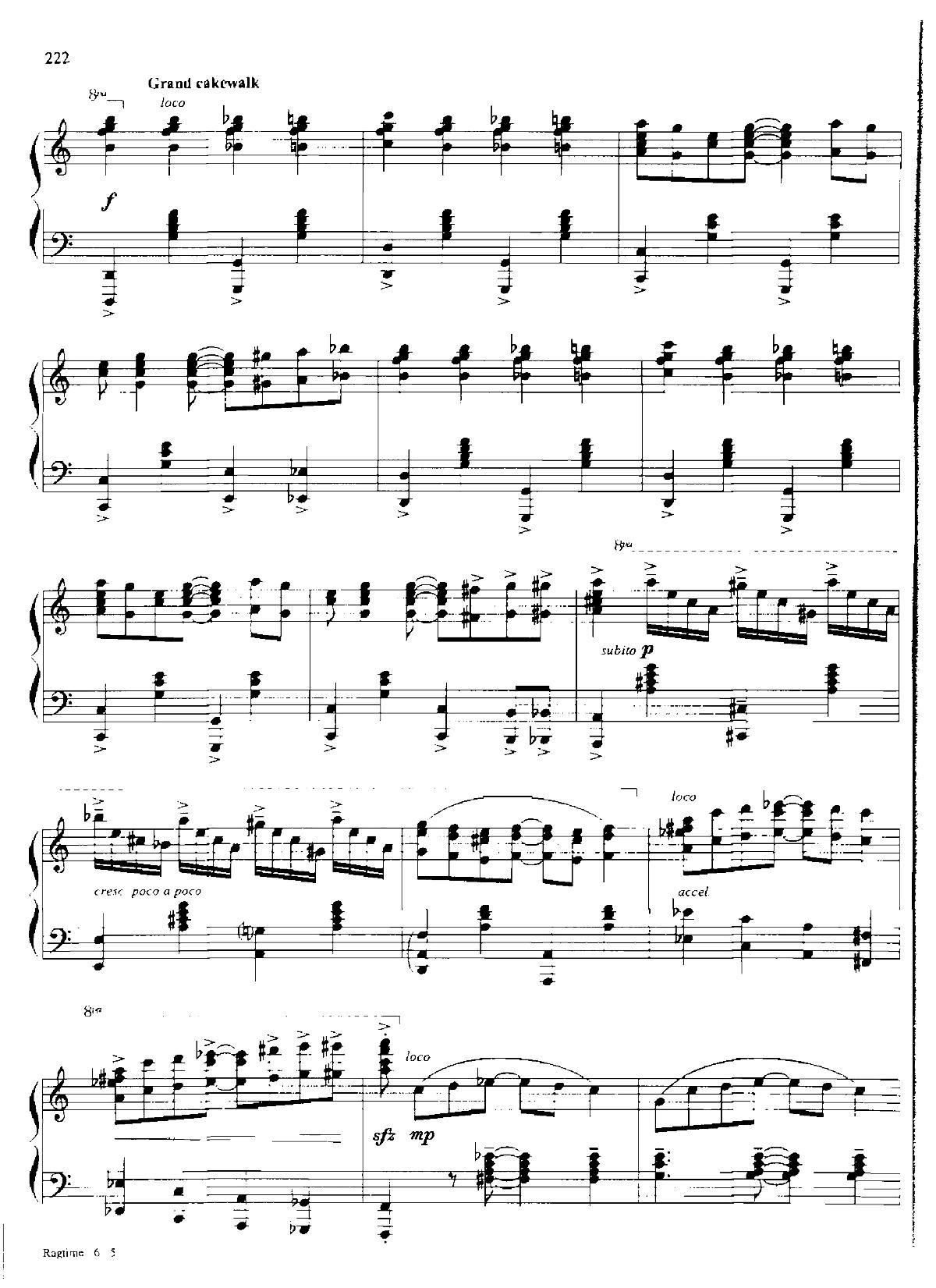 RAGTIME Dan Coates 流行情调 集(钢琴谱)5