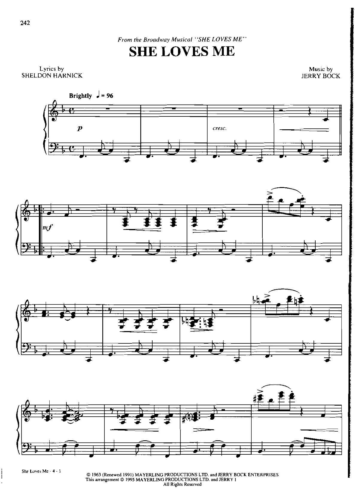 SHE LOVES ME Dan Coates 流行情调 集(钢琴谱)1