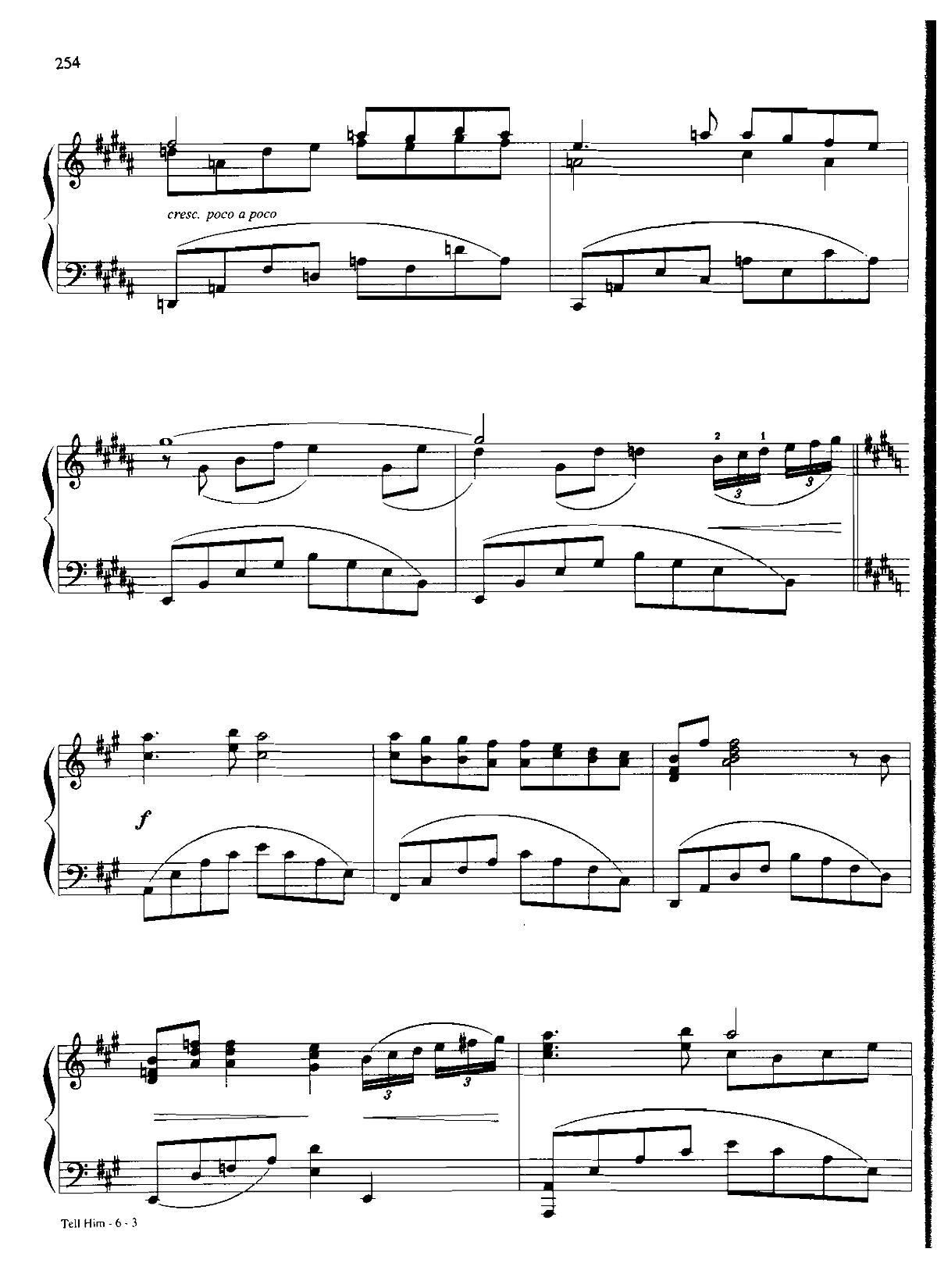 TELL HIM Dan Coates 流行情调 集(钢琴谱)3