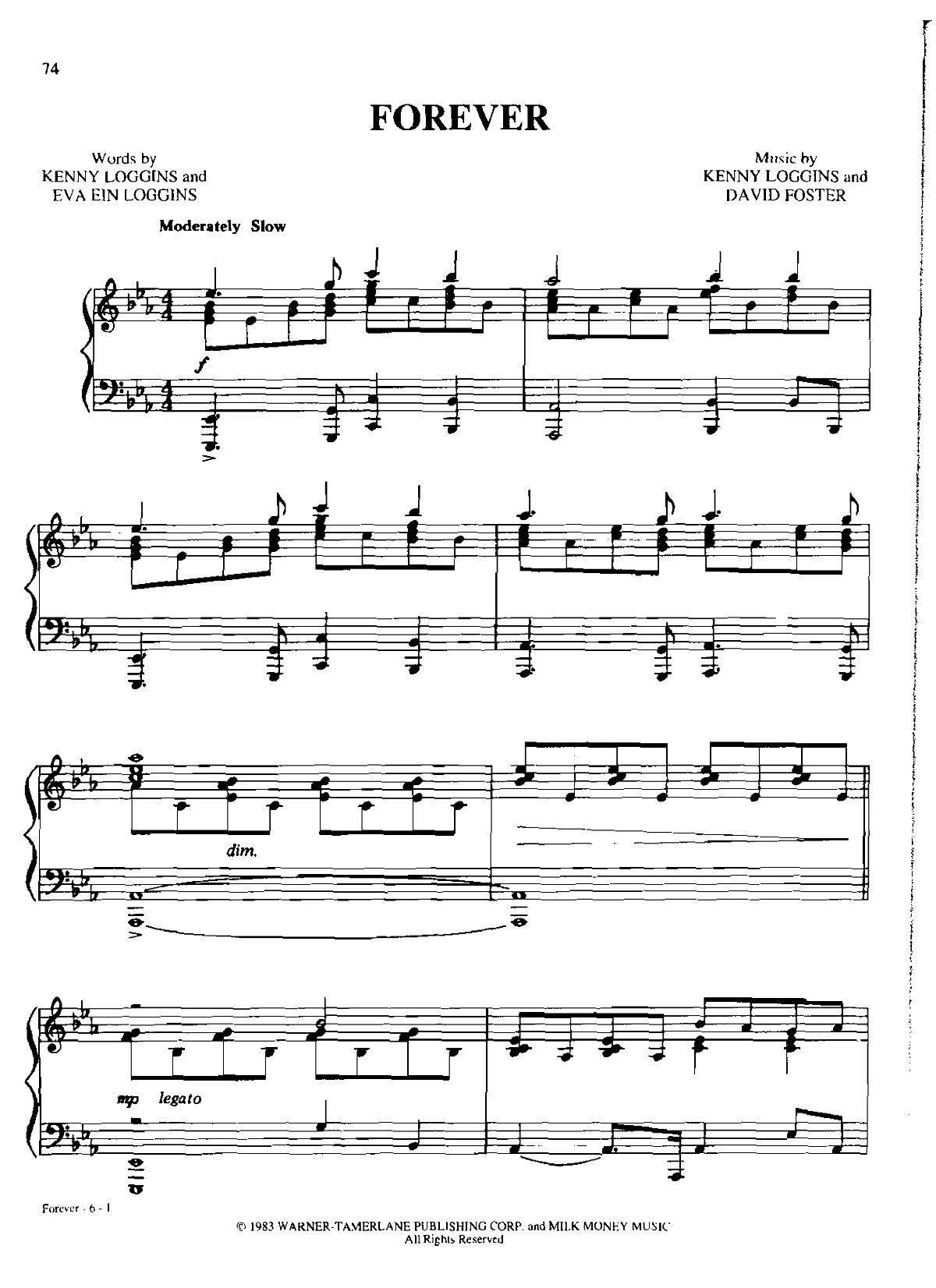 forever Dan Coates 流行情调 集(钢琴谱)1