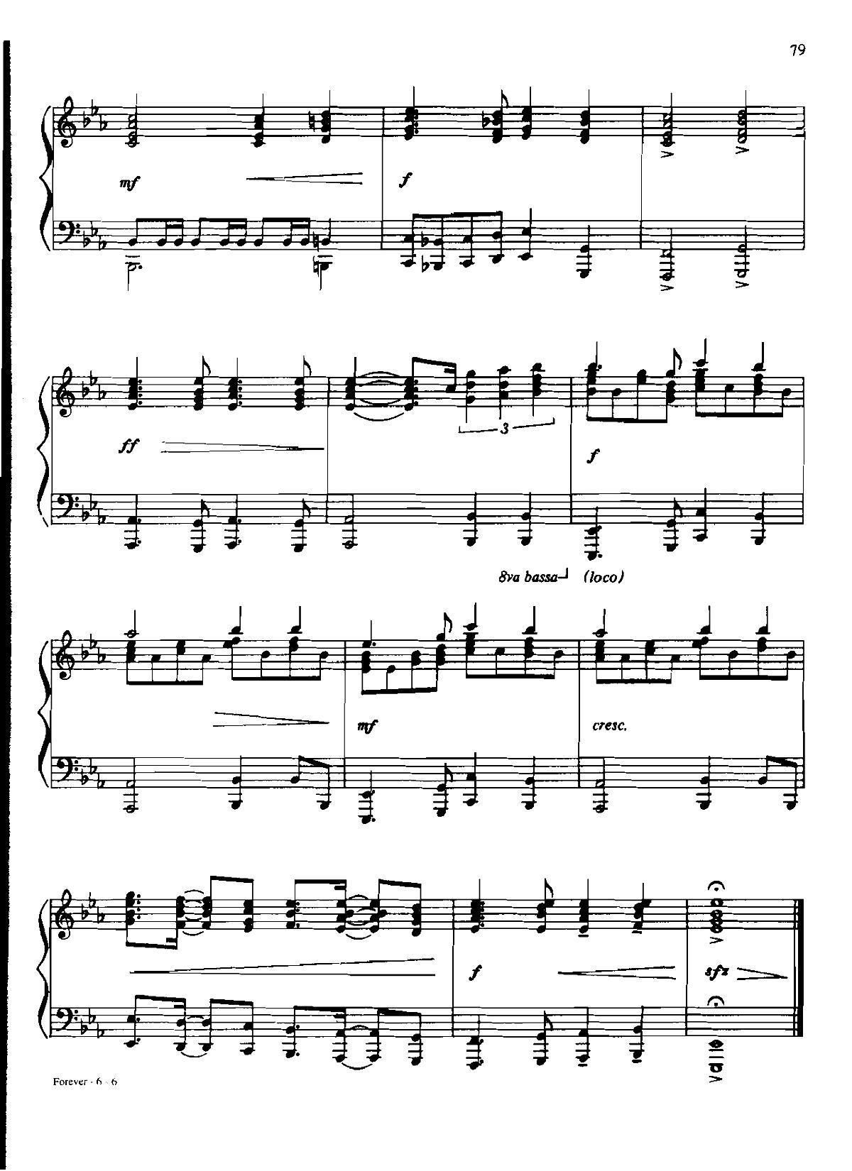 forever Dan Coates 流行情调 集(钢琴谱)6