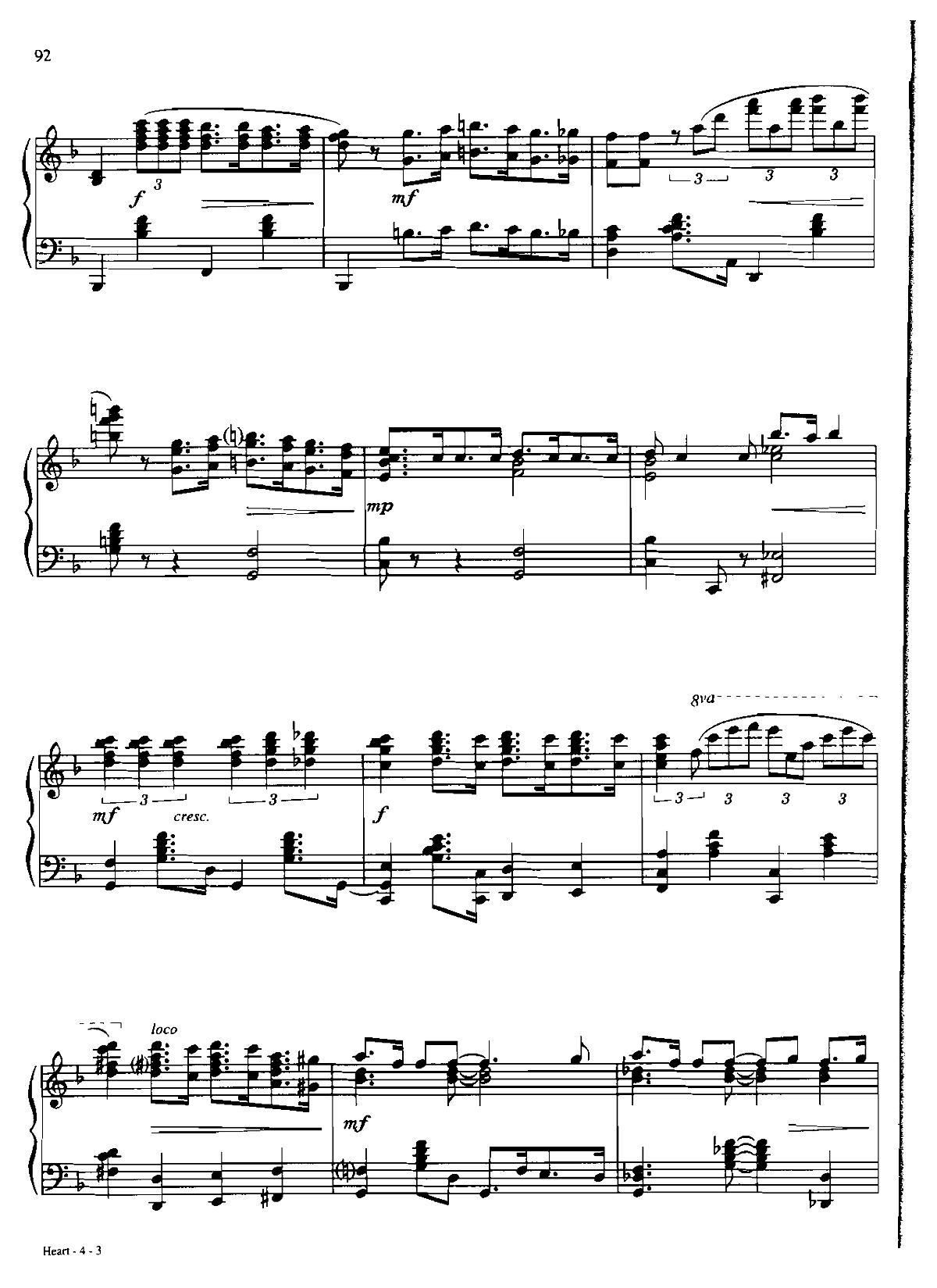 heart Dan Coates 流行情调 集(钢琴谱)3