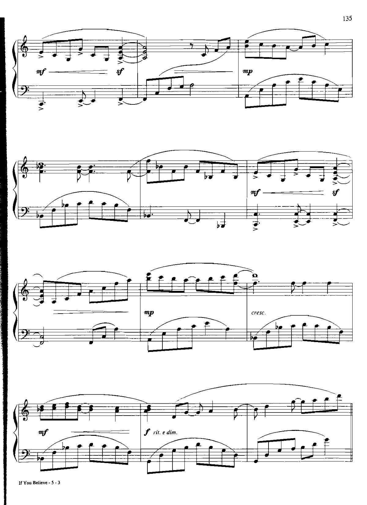 IF YOU Believe Dan Coates 流行情调 集(钢琴谱)3