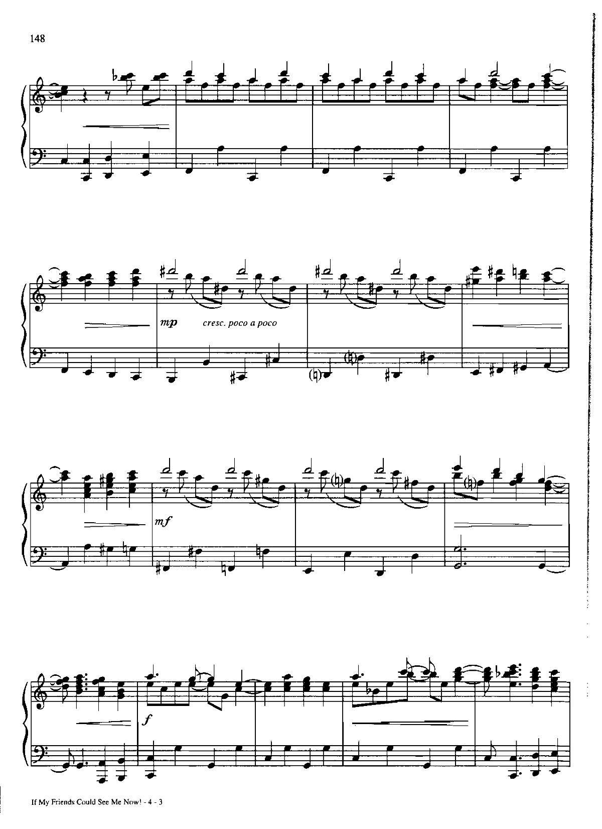 IF MY FRIENDS COULD SEE ME NOW Dan Coates 流行情调 集(钢琴谱)3