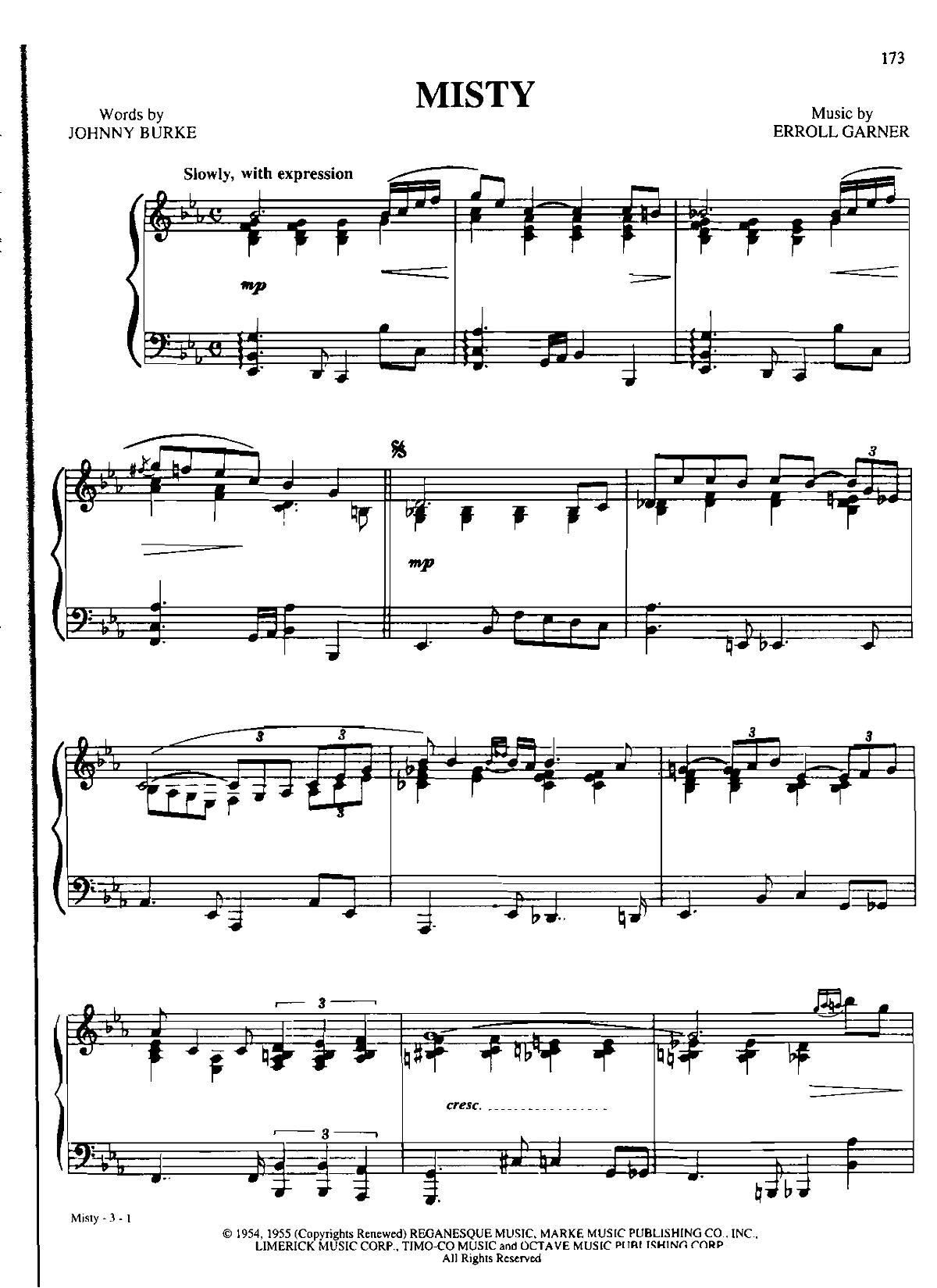 MISTY Dan Coates 流行情调 集(钢琴谱)1