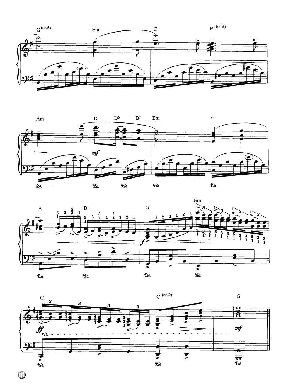 拉梅尔 克莱德曼钢琴名曲最新精选Ⅱ(钢琴谱)5