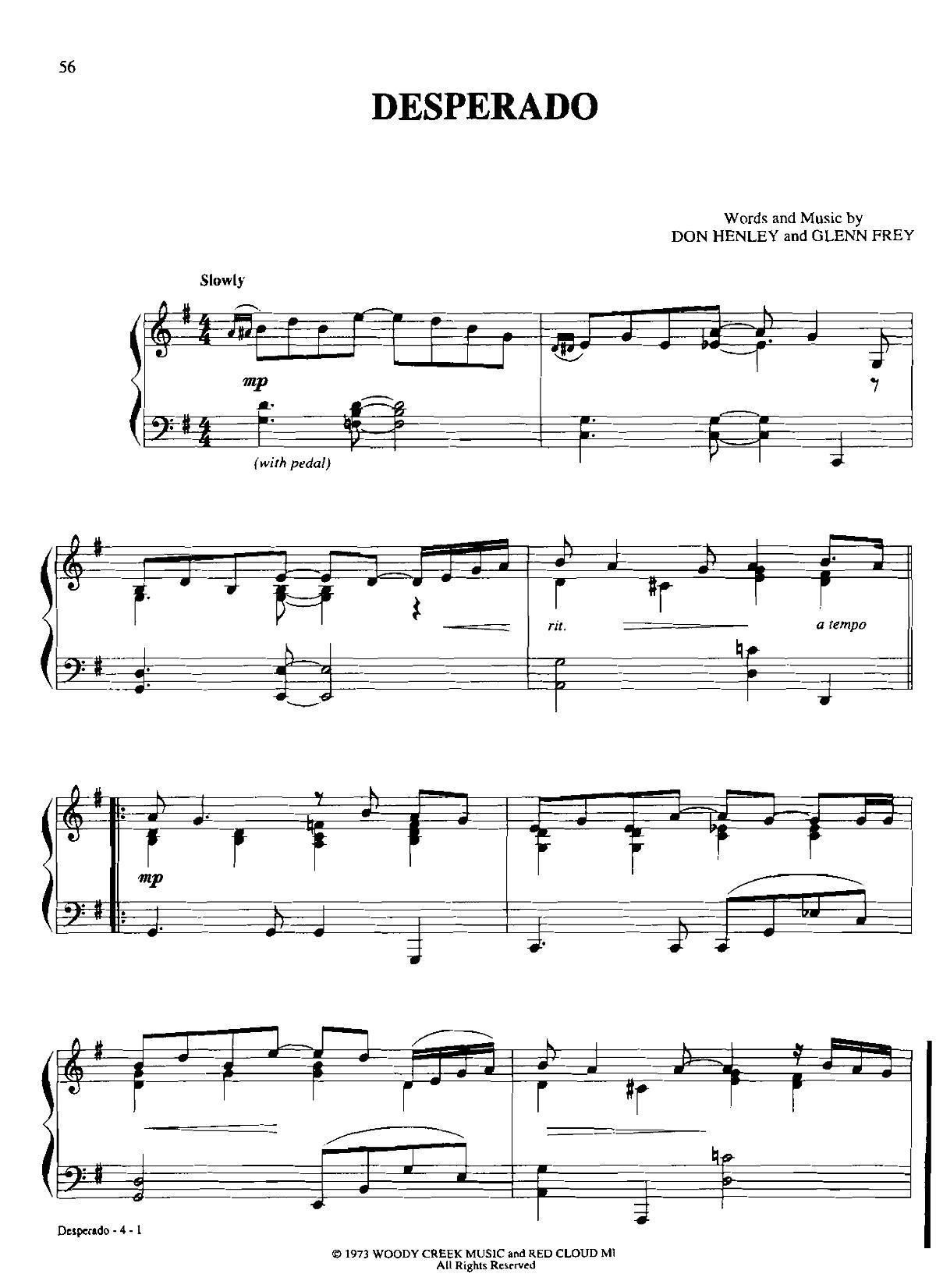 desperado Dan Coates 流行情调 集(钢琴谱)1