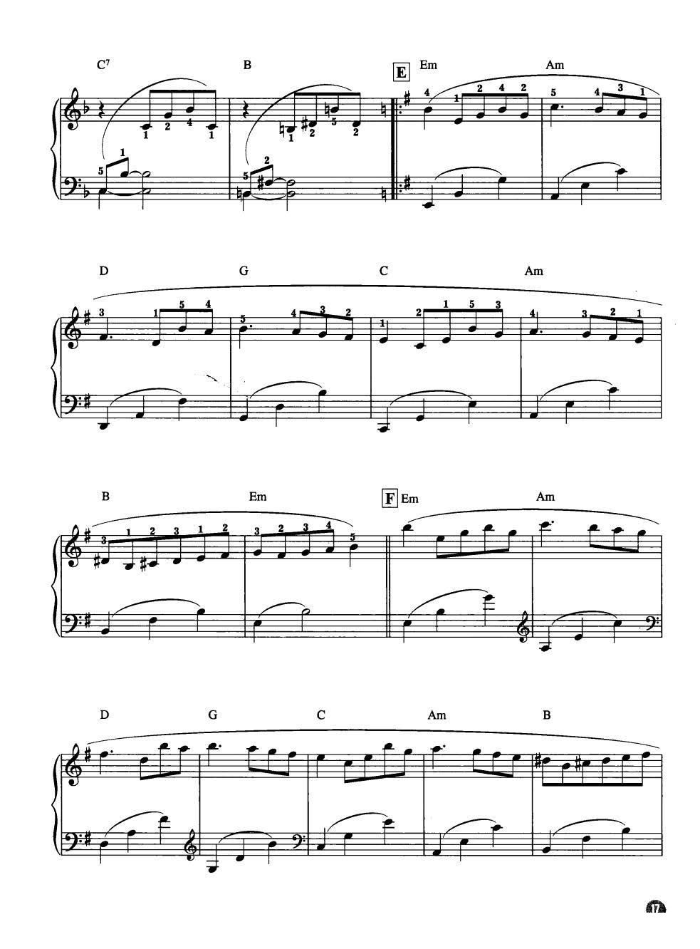 林间小路 克莱德曼钢琴名曲最新精选Ⅱ(钢琴谱)3