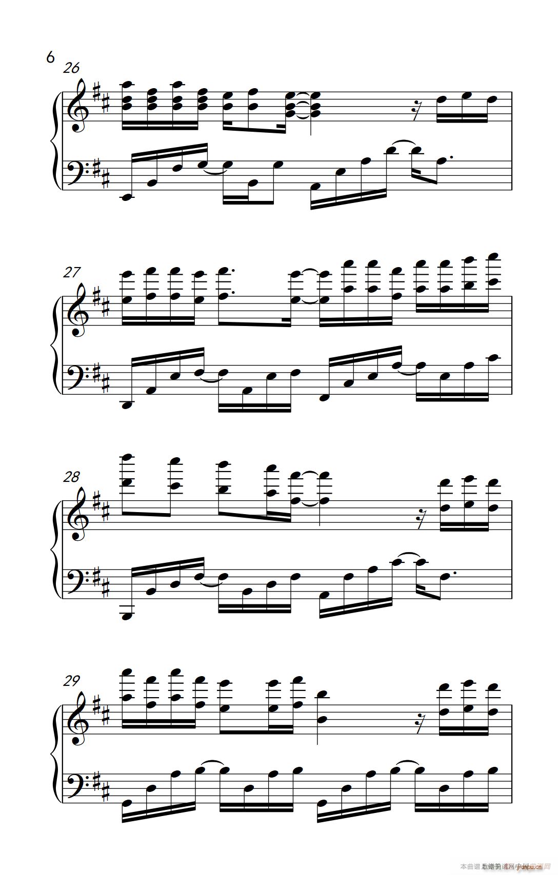 爱着爱着就永远(钢琴谱)6