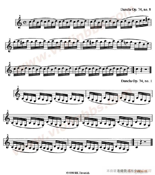 训练左手手指的颗粒性练习曲(钢琴谱)14