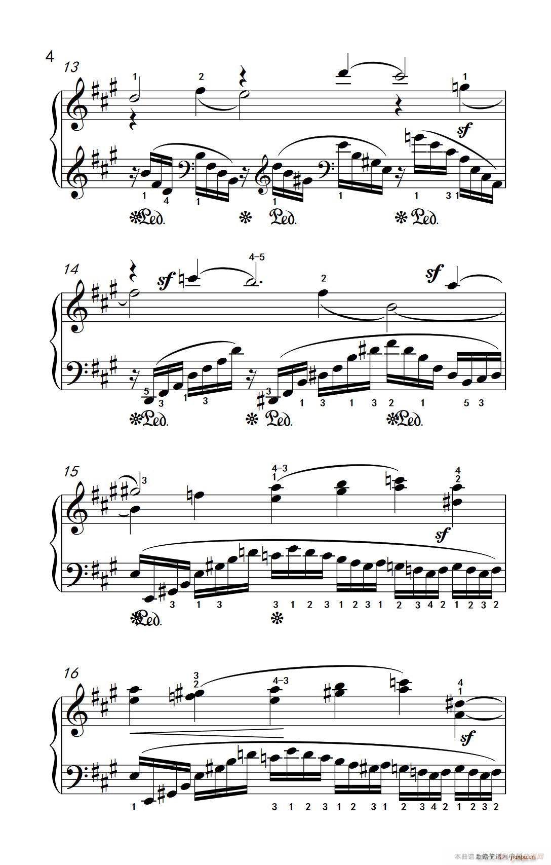 第九级2 练习曲 No 7 中央音乐学院 钢琴 业余 考级教程 7 9级(钢琴谱)10