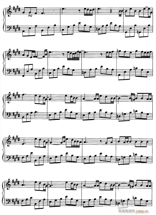 你是我的生命3(钢琴谱)1