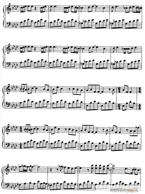 飞走3(钢琴谱)1