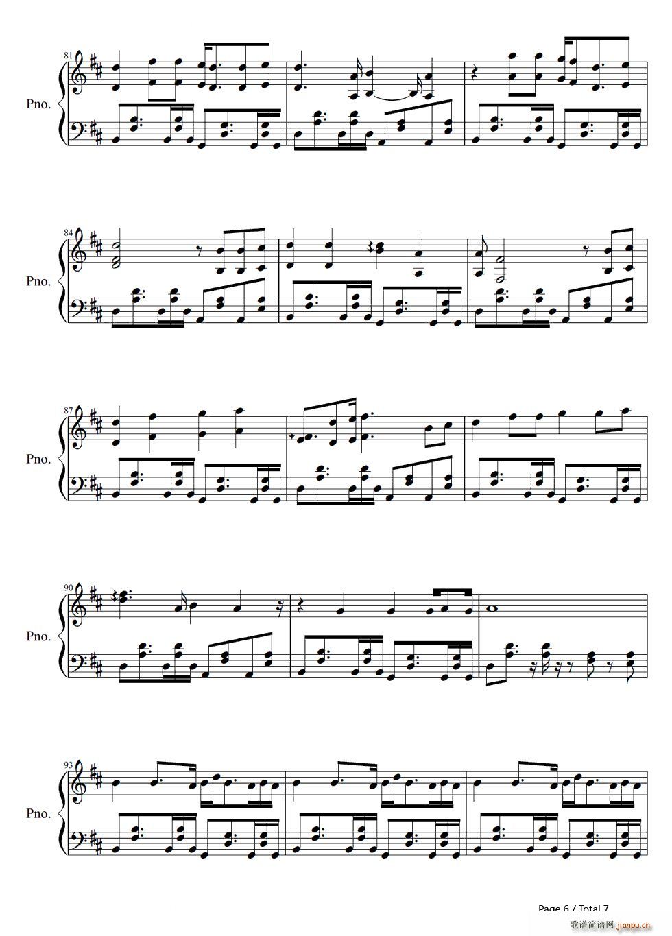 Wake Me Up(钢琴谱)6