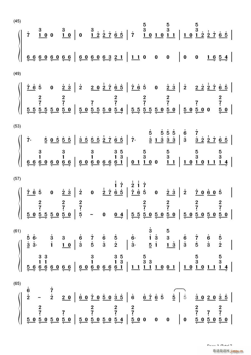 Shake It Off 双手(钢琴谱)3