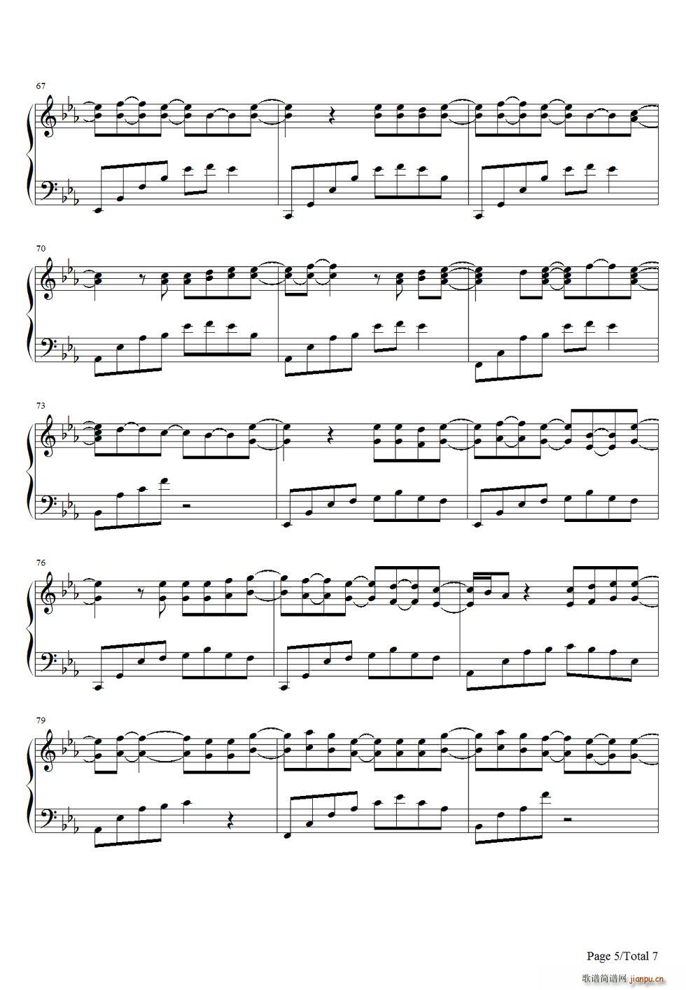 彼得潘 Peter Pan(钢琴谱)5