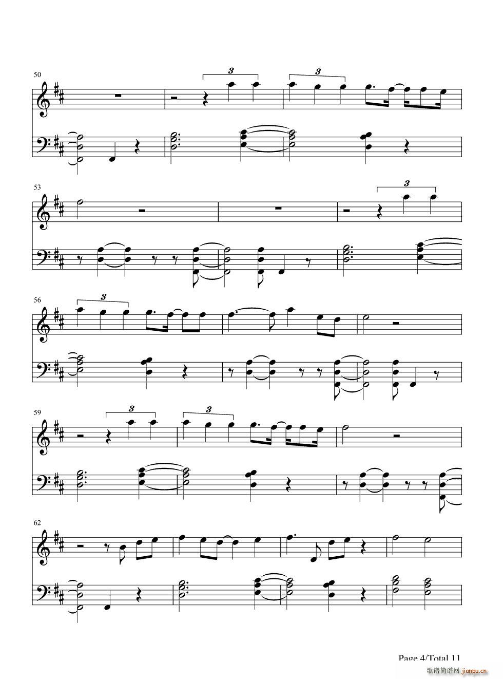 Thinking Out Loud(钢琴谱)6