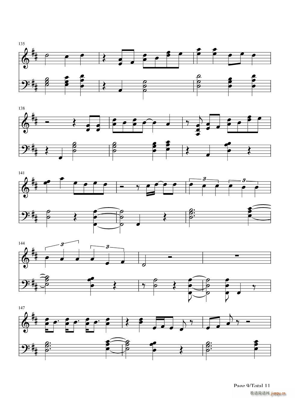 Thinking Out Loud(钢琴谱)11