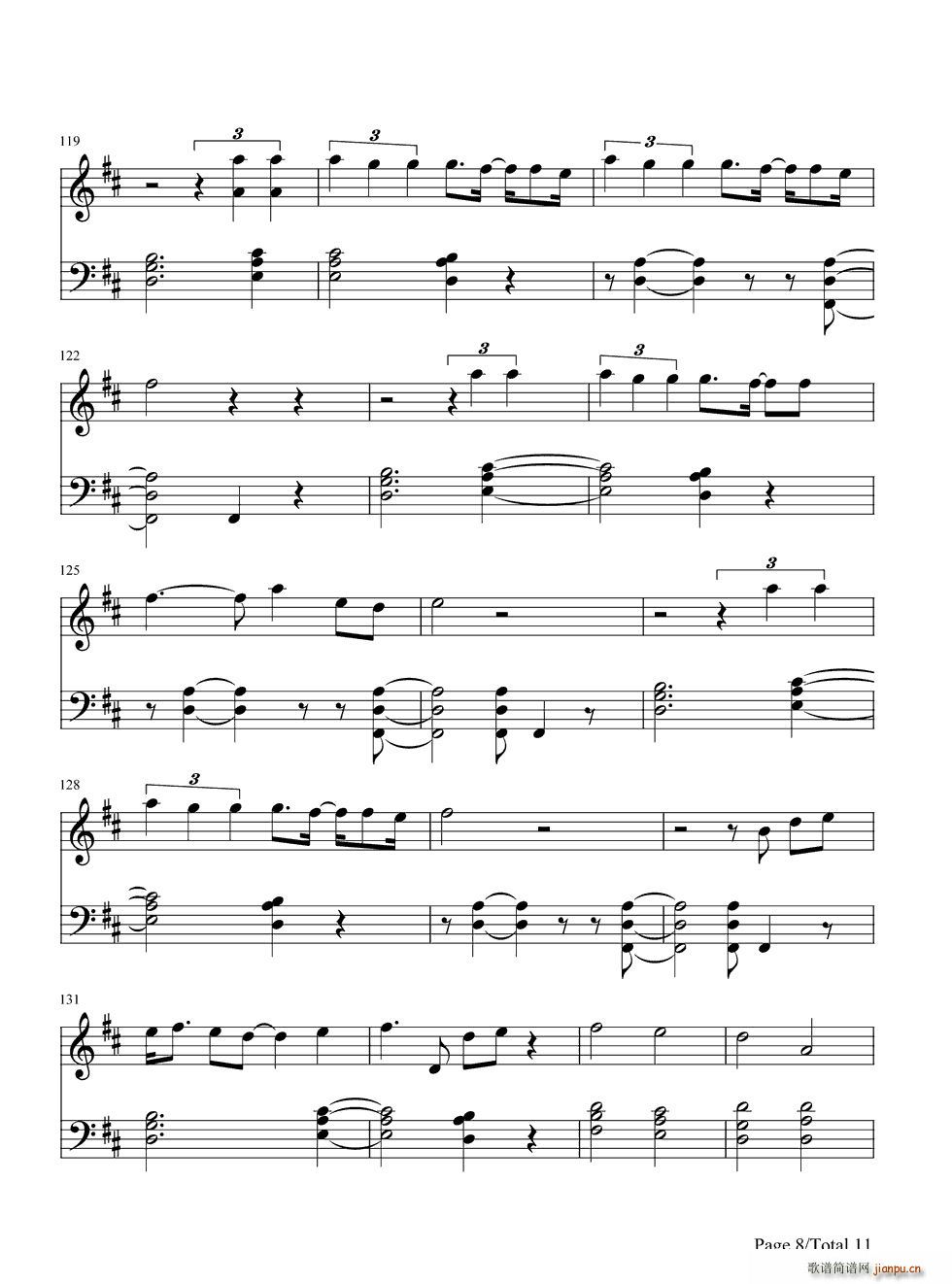 Thinking Out Loud(钢琴谱)10