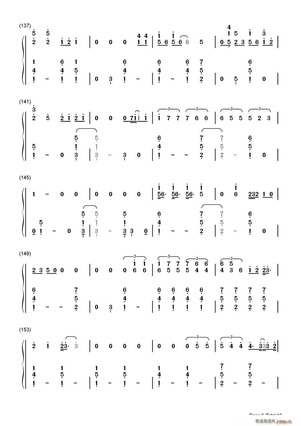 Thinking Out Loud 双手(钢琴谱)9