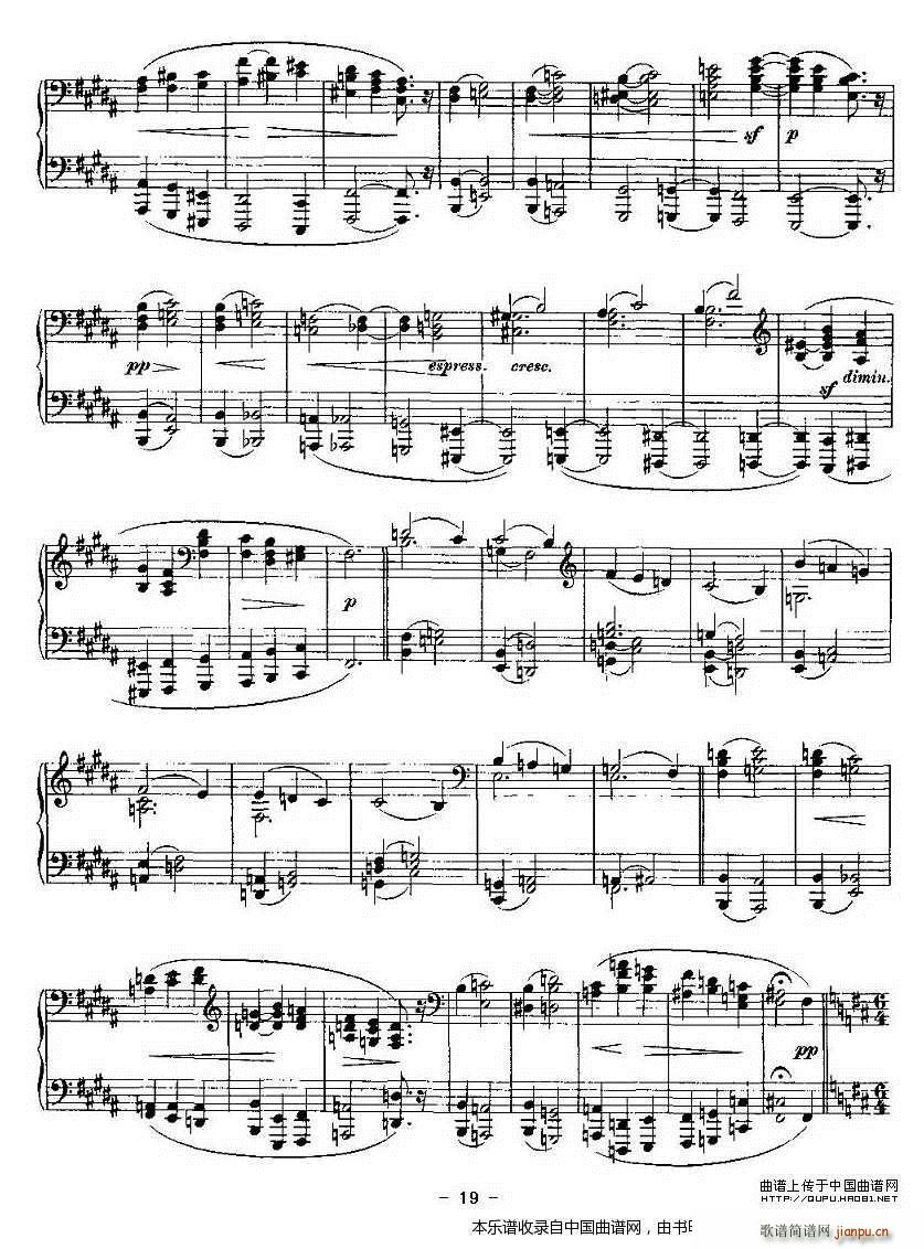 Ballades 勃拉姆斯4首叙事曲(钢琴谱)19
