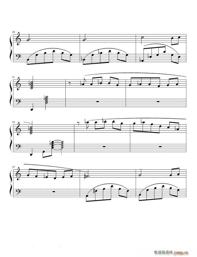 Cavatina 卡伐蒂娜 猎鹿人主题曲(钢琴谱)3