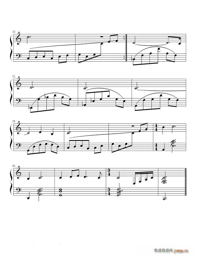 Cavatina 卡伐蒂娜 猎鹿人主题曲(钢琴谱)5