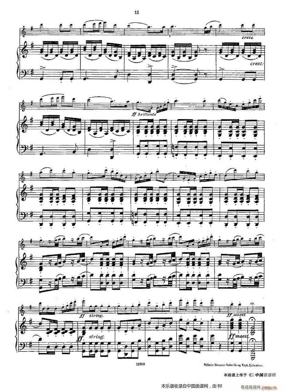 Opern Transcriptionen Op 45 1 长笛 钢琴伴奏(钢琴谱)11