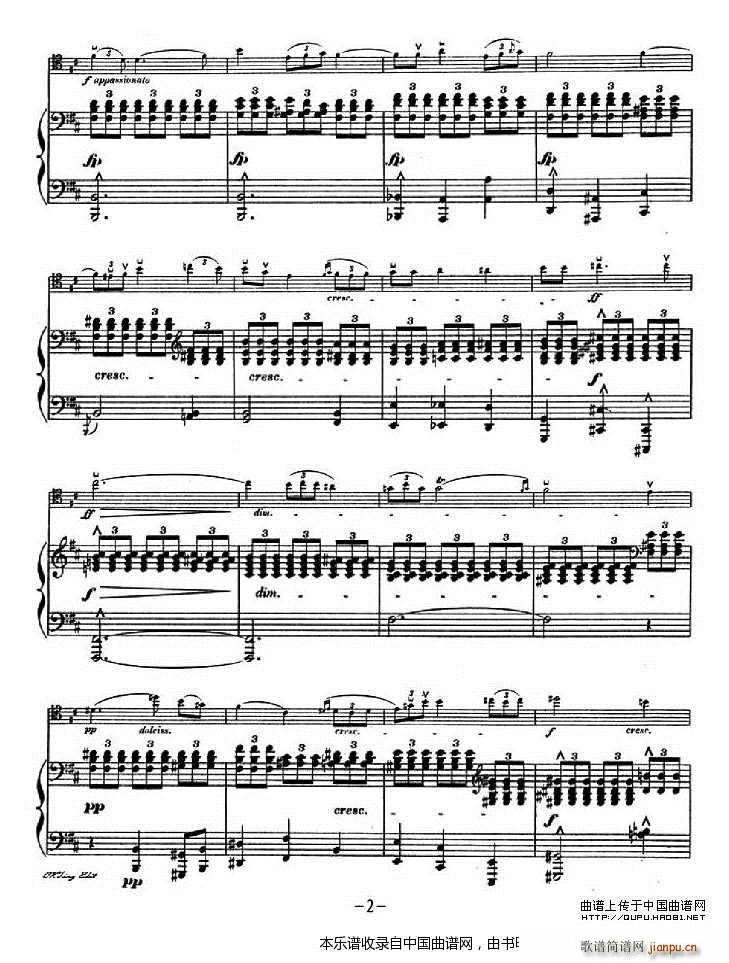 俄罗斯之音 大提琴 钢琴(钢琴谱)3