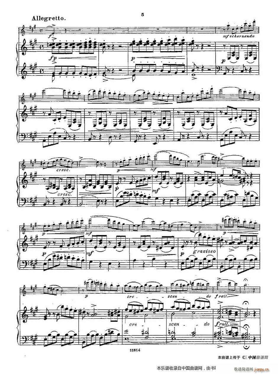 Opern Transcriptionen Op 45 4 长笛 钢琴伴奏(钢琴谱)3