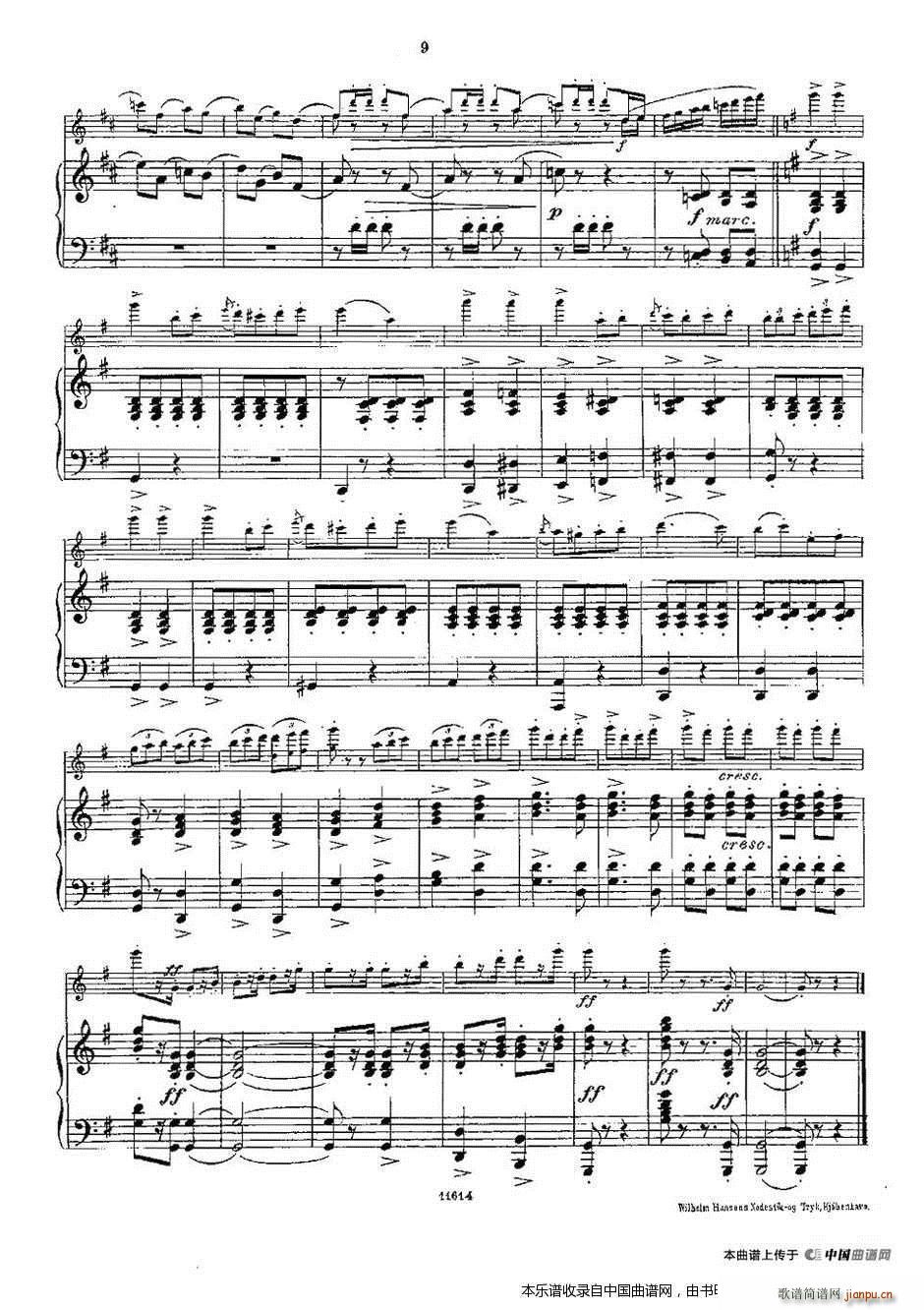 Opern Transcriptionen Op 45 4 长笛 钢琴伴奏(钢琴谱)7