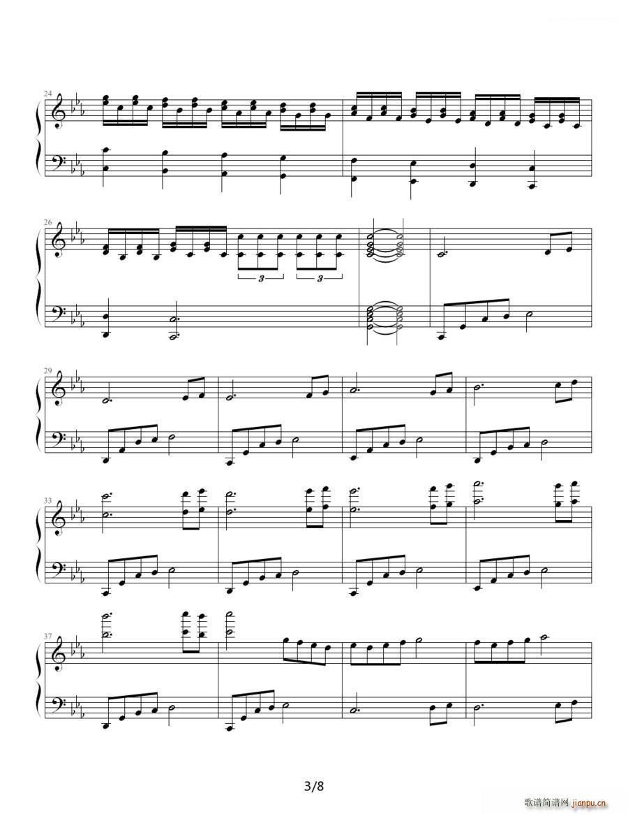 燃烧的愤怒(钢琴谱)3