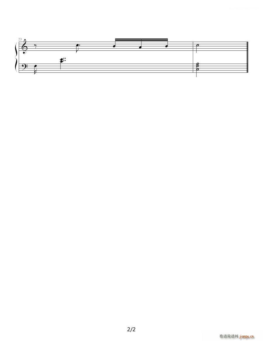 钢琴小品(钢琴谱)3