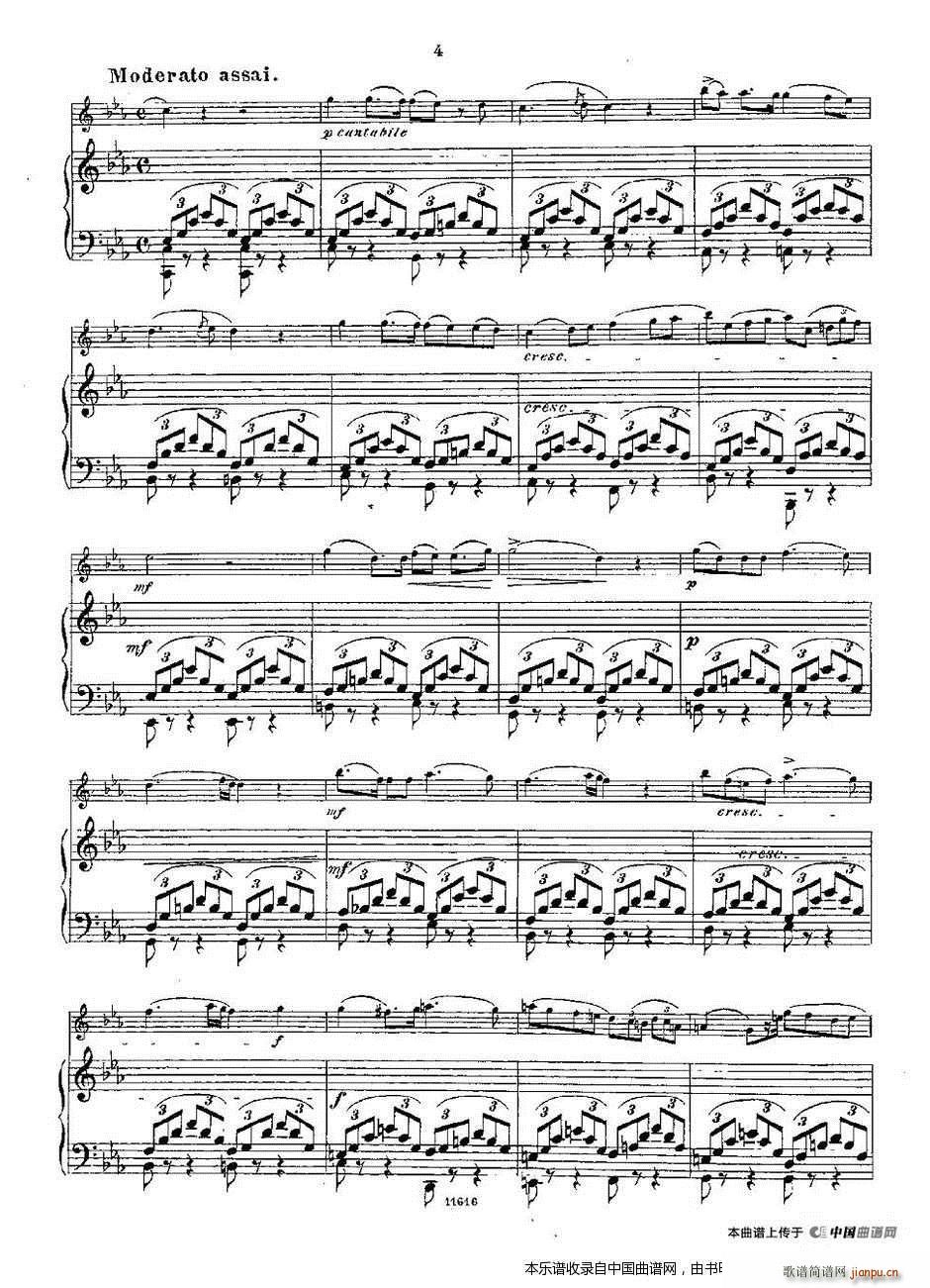 Opern Transcriptionen Op 45 2 长笛 钢琴伴奏(钢琴谱)3