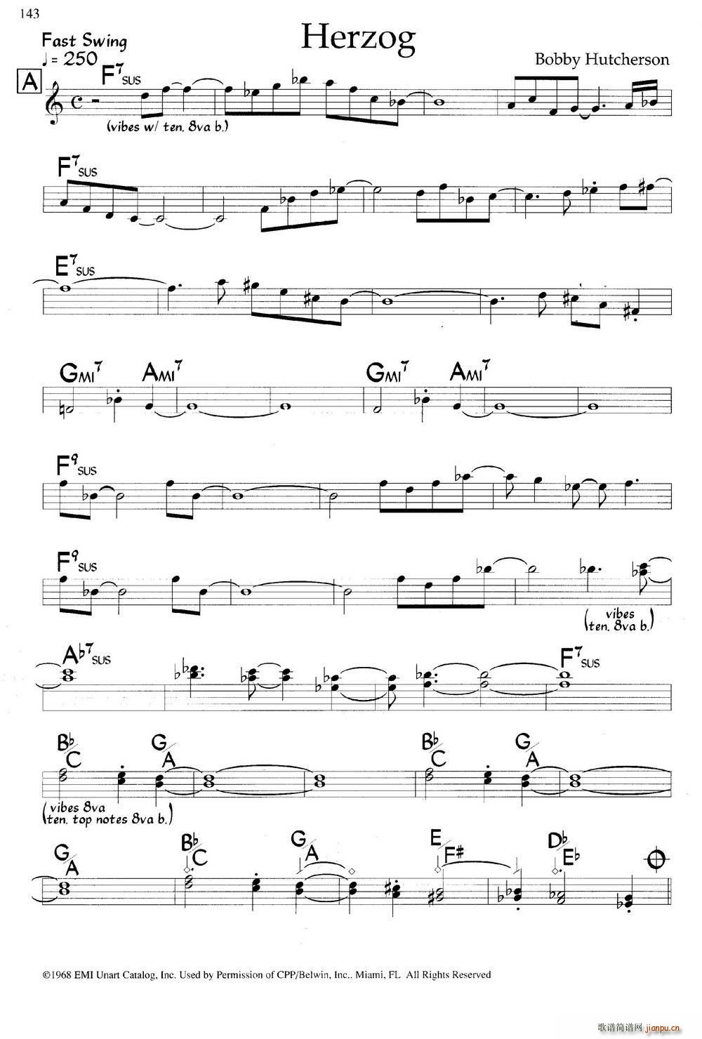 Herzog 爵士钢琴曲(钢琴谱)1