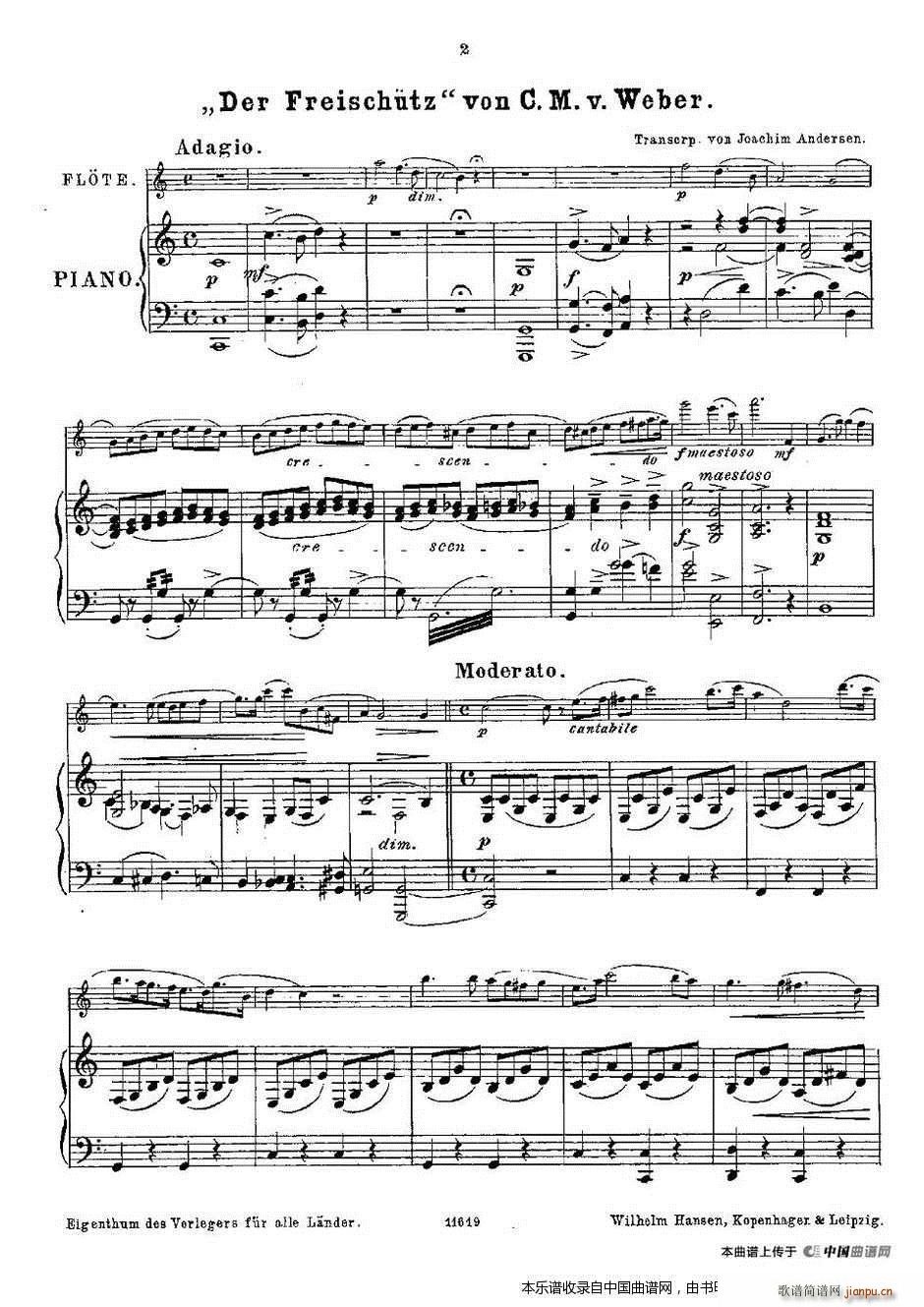 Opern Transcriptionen Op 45 7 长笛 钢琴伴奏(钢琴谱)1