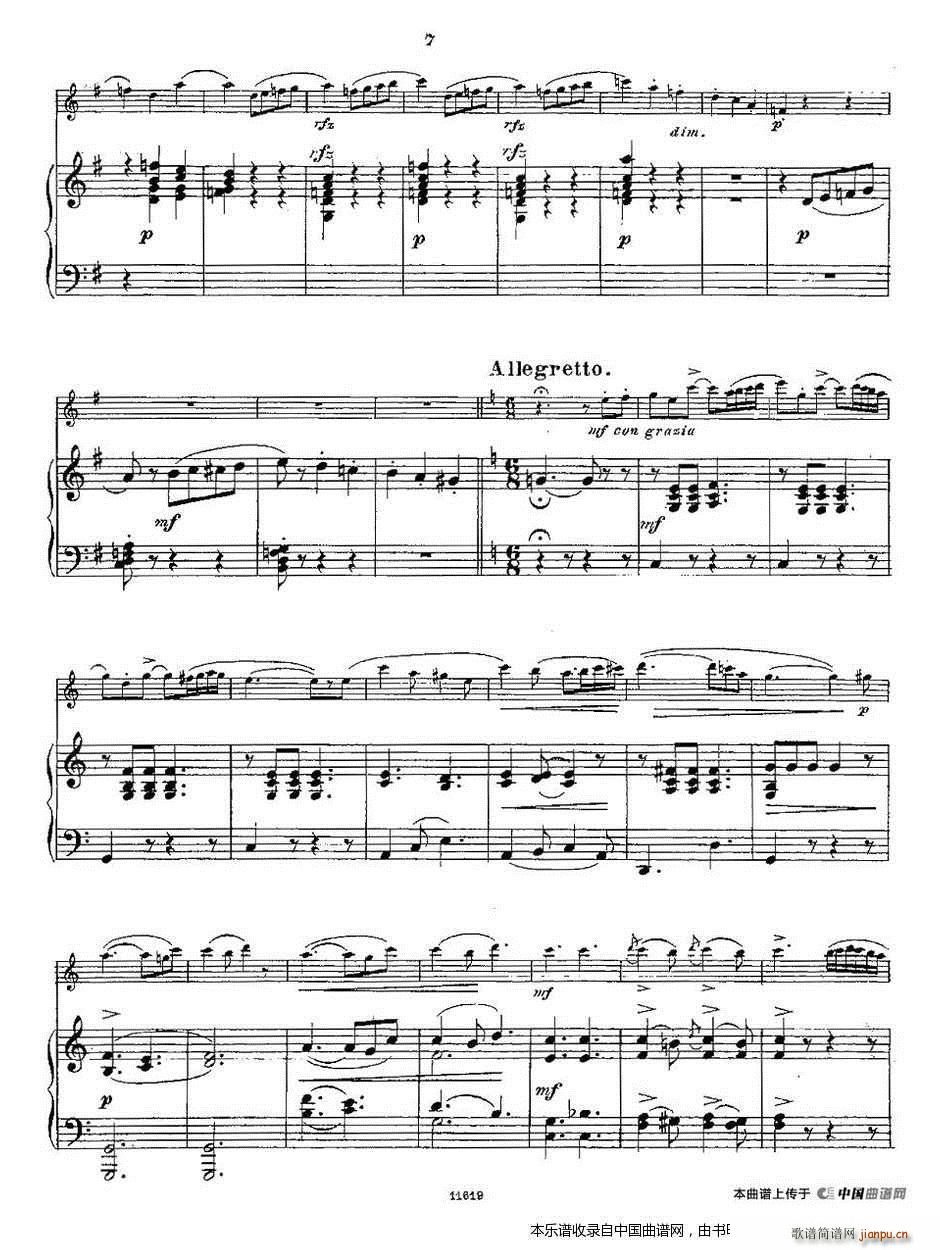 Opern Transcriptionen Op 45 7 长笛 钢琴伴奏(钢琴谱)6