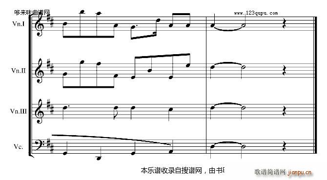 卡农交响曲 3 1大提琴 帕赫贝尔 Pachelbel(钢琴谱)12