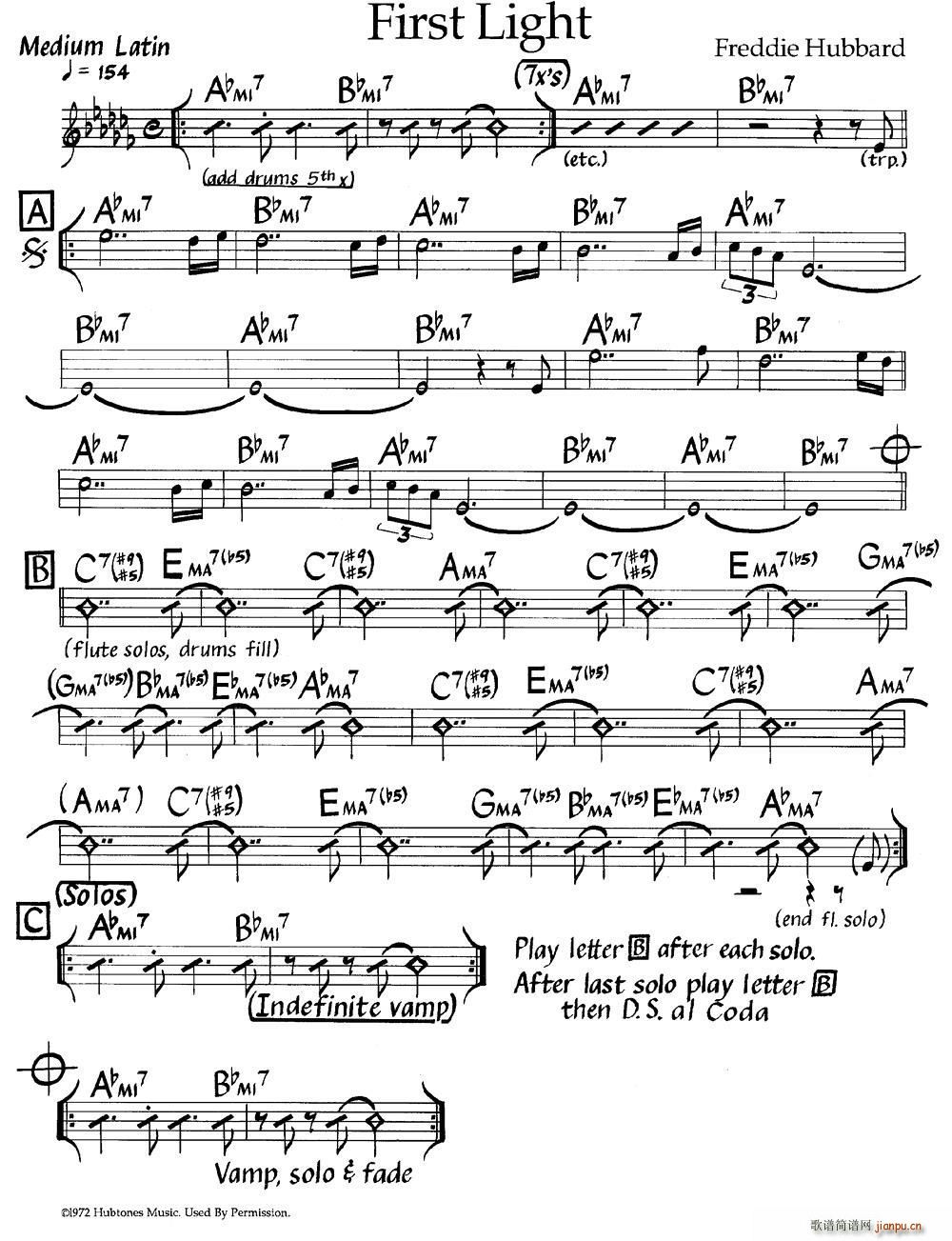 First Light 爵士钢琴曲(钢琴谱)1