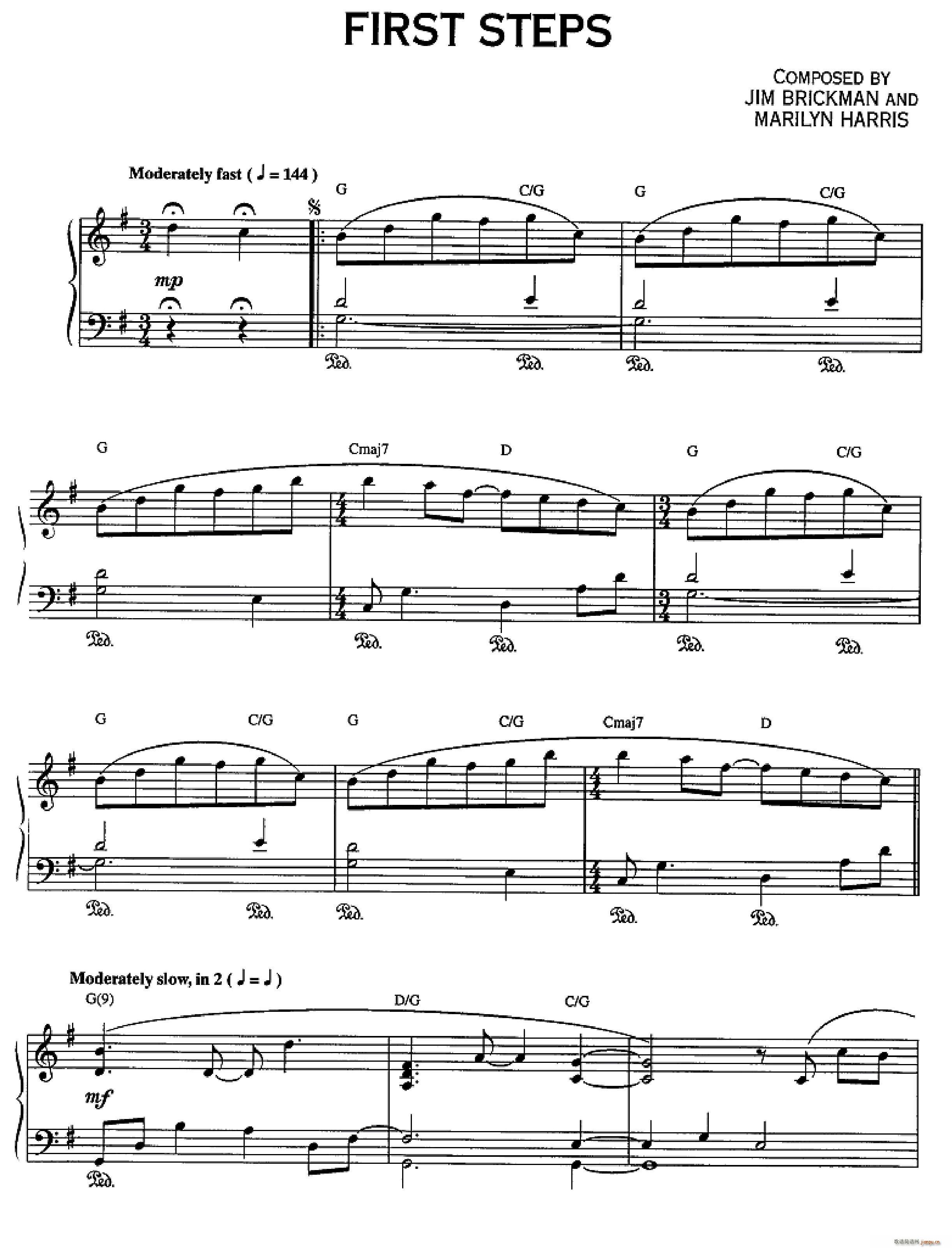 FIRST STEPS(钢琴谱)1