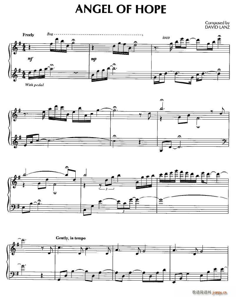 Angel Of Hope(钢琴谱)1