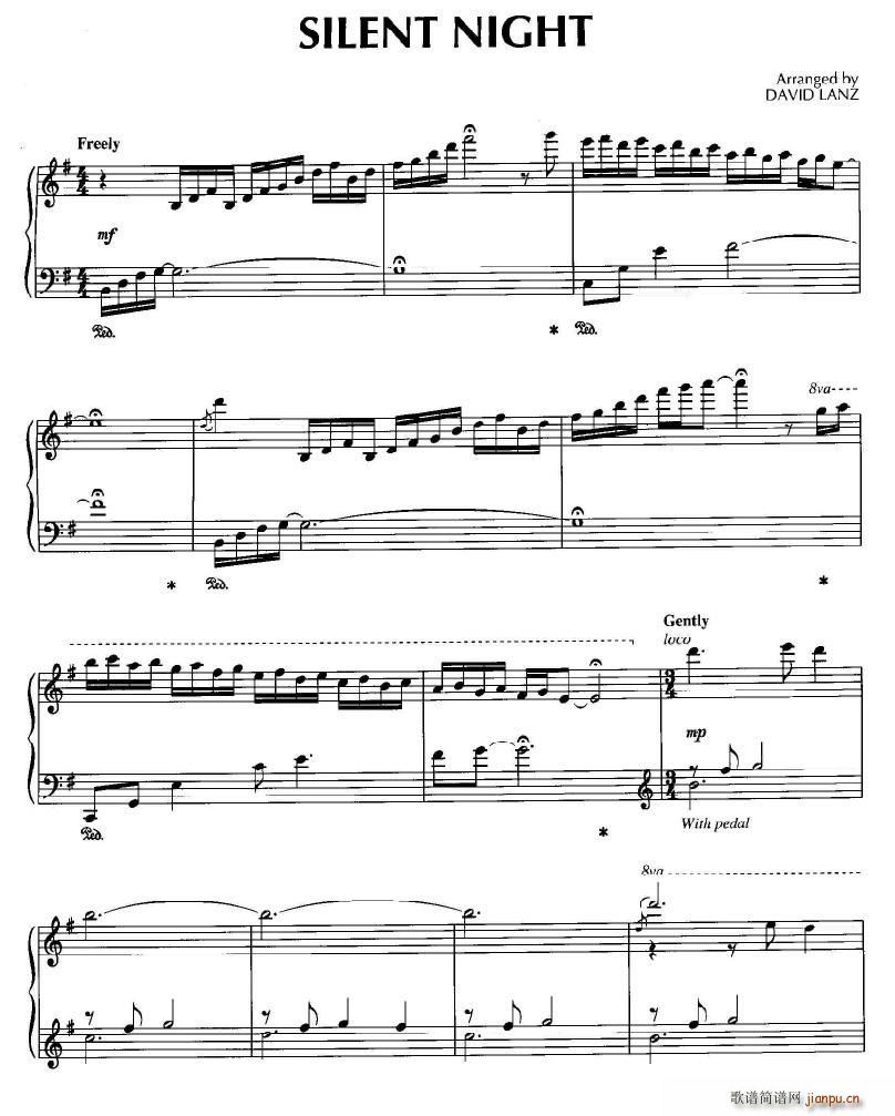 Silent Night(钢琴谱)1