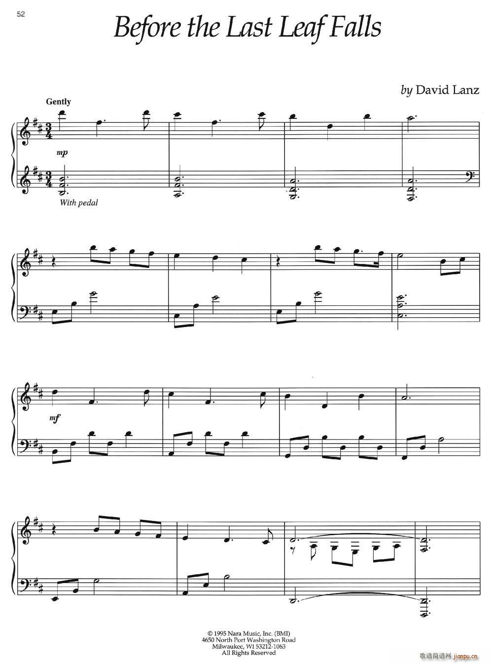 Before The Last Leaf Falls(钢琴谱)1